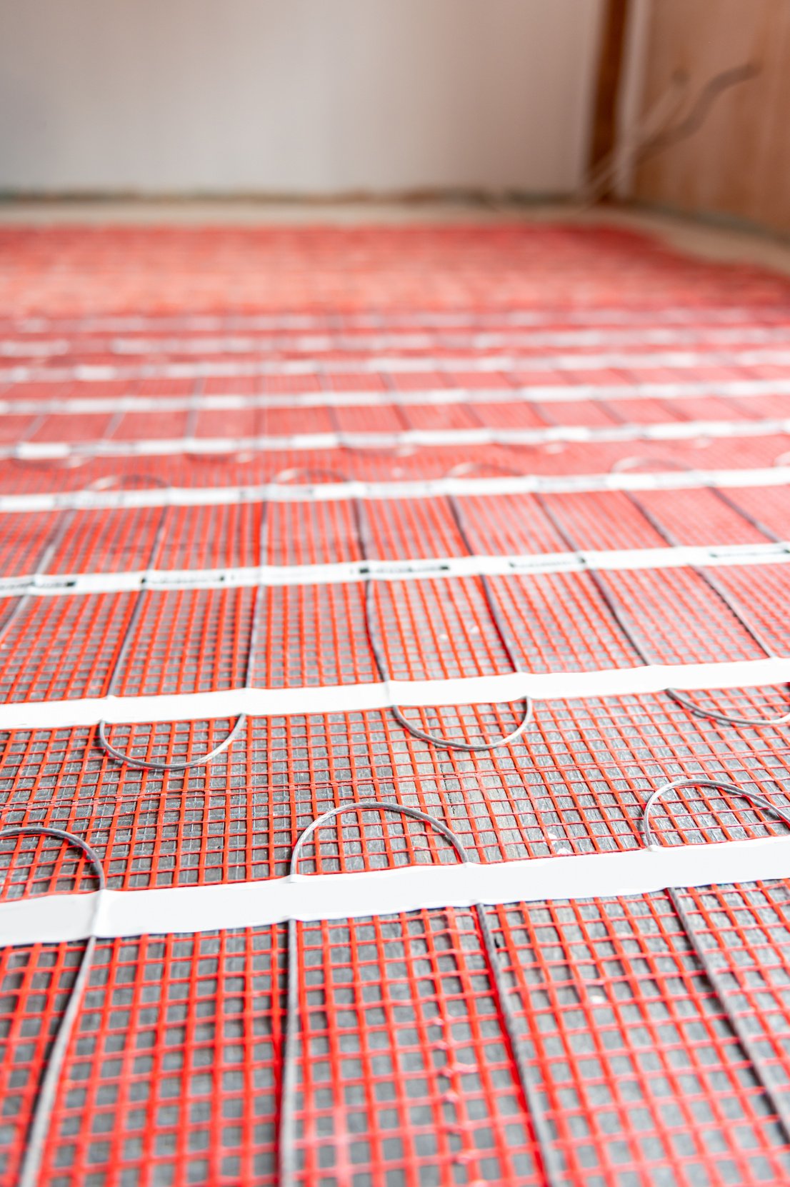 Process of Instalation of Electric Underfloor Heating Mats